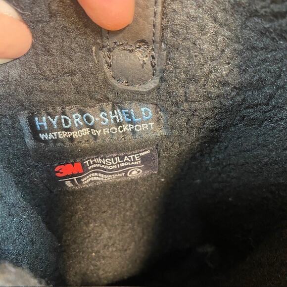 Rockport XCS Britt Waterproof Insulated Black Gray Snow Boots Womens 8.5 - Picture 10 of 11